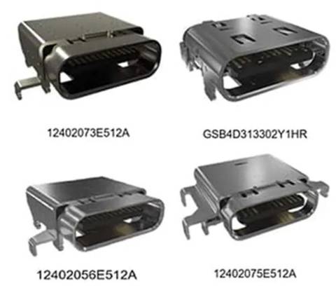 图 3:Amphenol ICC USB4 第 3 代 Type C 插座.JPG