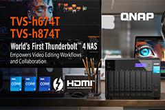 QNAP Ƴȫ׿ Thunderbolt 4 NAS TVSh674T/TVSh874Tص 12  Intel Core i5i7i9 