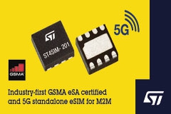 ⷨ뵼5G M2M ǶʽSIMоƬͨGSMA eSA(ȫ)֤ 