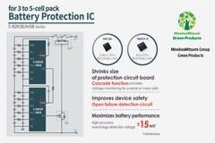 ABLIC推出电动工具、电动助力自行车用二次保护用IC「S－82K5B／M5B系列」