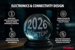 Molex莫仕发布了在人工智能对主要行业的深远影响推动下2026 年连接和电子设计领域的十大预测