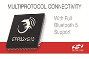 Wireless Gecko SoC产品系列支持全面的Bluetooth 5连接和扩展的内存选项
