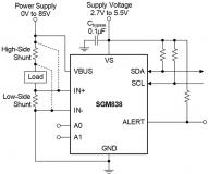 圣邦微电子推出 85V、16 位、带 I2C 接口的高精度功率监控器 SGM838